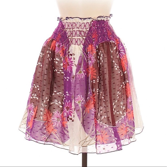 Anna Sui Dresses & Skirts - Anna Sui silk skirt M